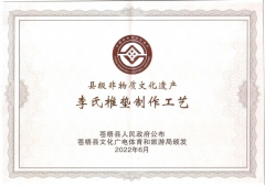 喜報(bào)！恭賀李氏椎墊成功申請非物質(zhì)文化遺產(chǎn)